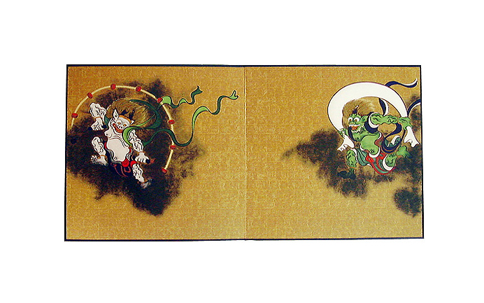 風神雷神屏風