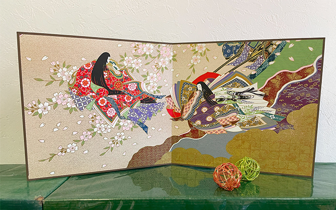 王朝絵巻屏風